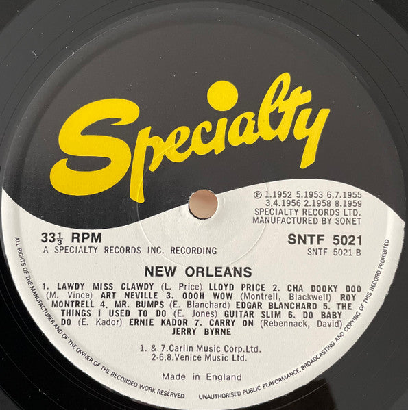 Various Artists - Going Back To New Orleans Vinyl LP (Used)