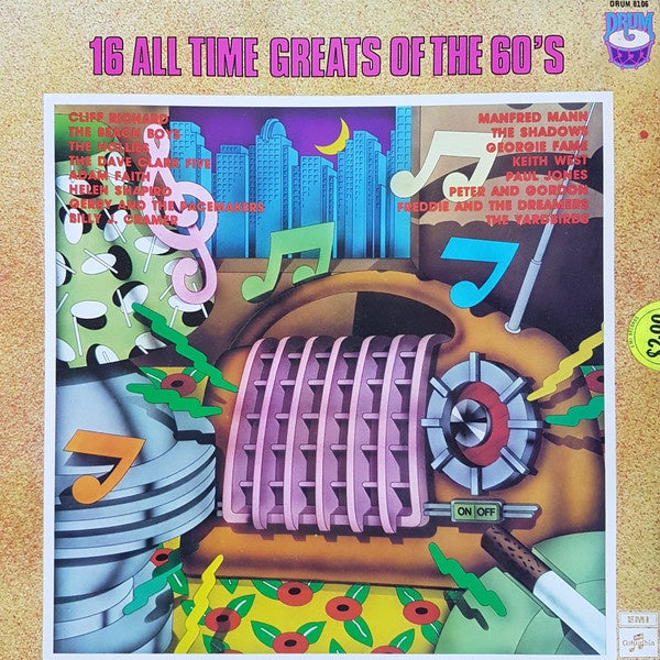 Various Artists - 16 All Time Greats Of The 60's Vinyl LP (Used)
