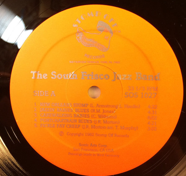 South Frisco Jazz Band - Live From McGoon's Vinyl LP (Used)