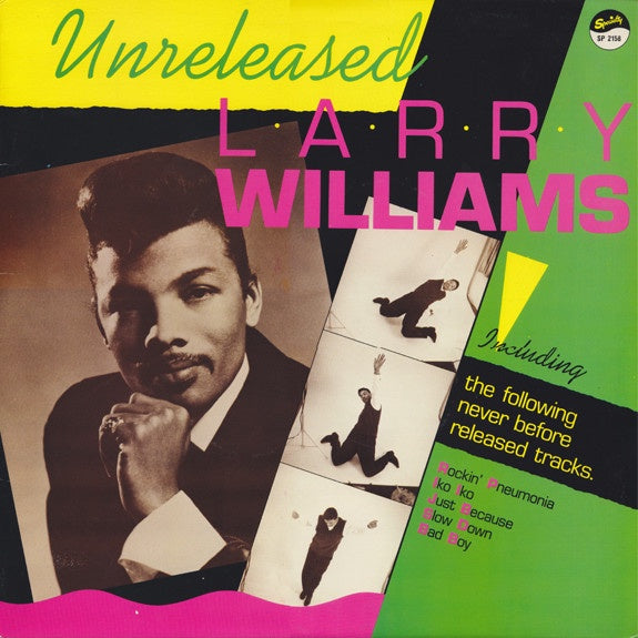 Larry Williams - Unreleased Larry Williams Vinyl LP (Used)