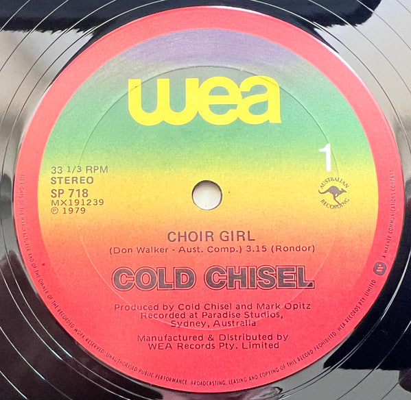 Cold Chisel - Choir Girl 12" Vinyl Single (Used)