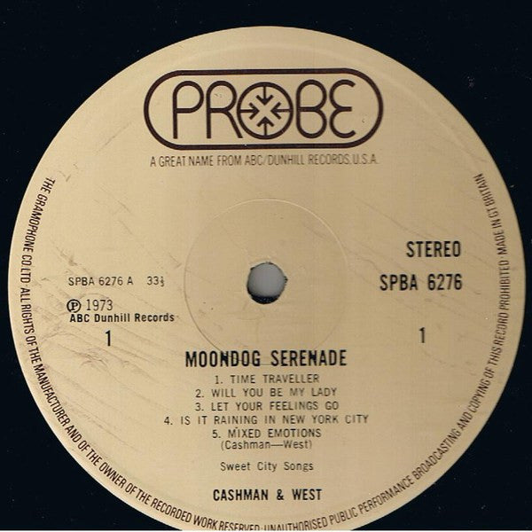 Cashman & West - Moondog Serenade Vinyl LP (Used)