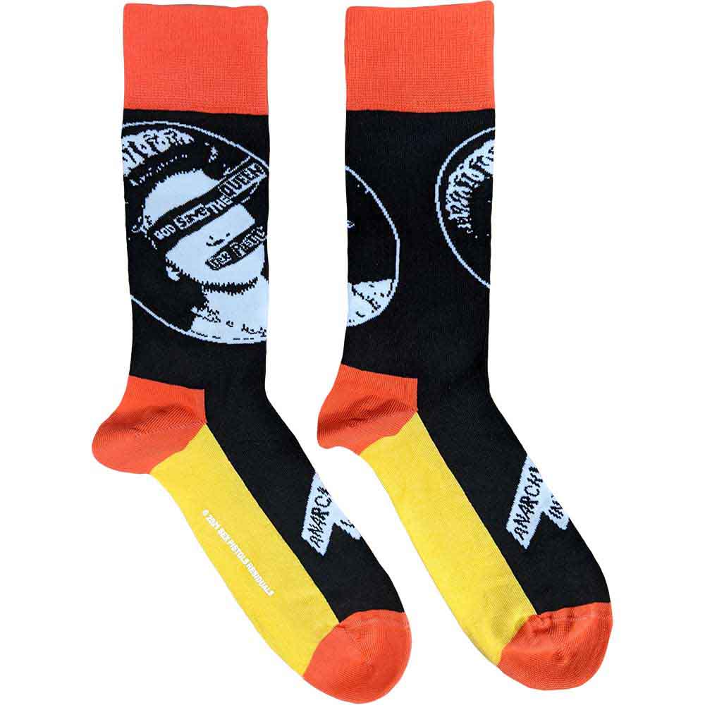 Sex Pistols - God Save The Queen Unisex Black Size 7-11 Socks