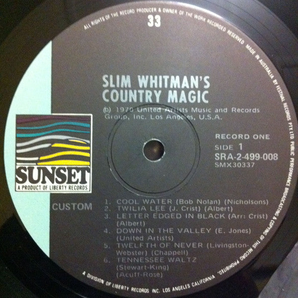 Slim Whitman - Slim Whitman's Country Magic Vinyl 2LP (Used)