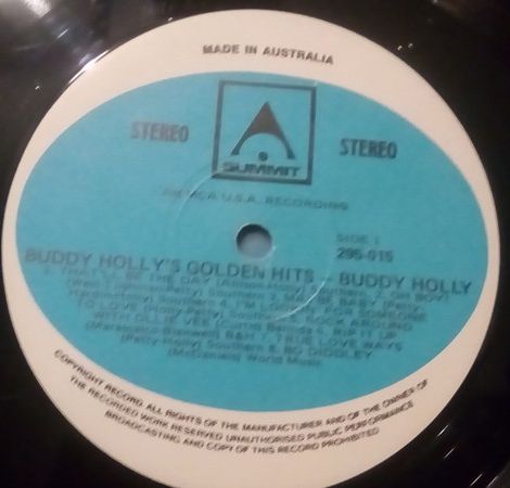 Buddy Holly - Buddy Holly's Golden Hits Vinyl LP (Used)