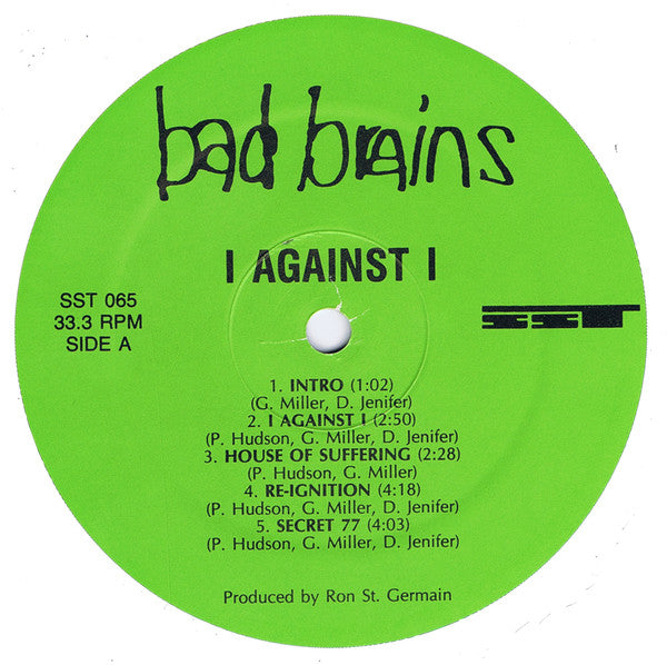 Bad Brains - I Against I Vinyl LP (Used)