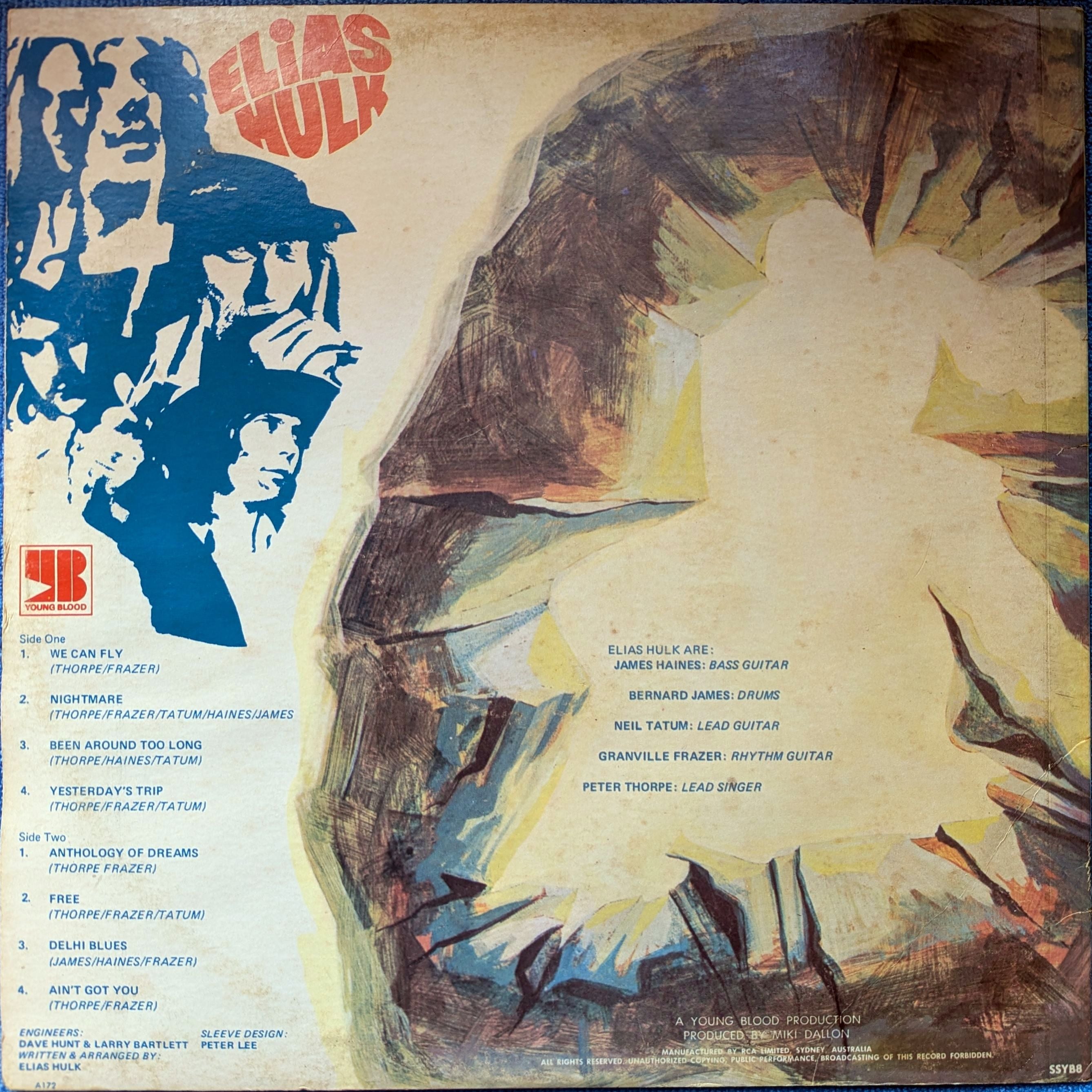 Elias Hulk - Unchained Vinyl LP (Used)