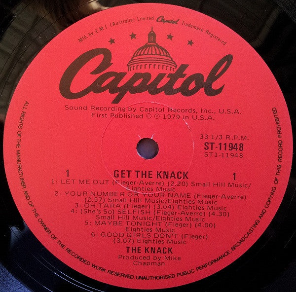 Knack - Get The Knack Vinyl LP (Used)