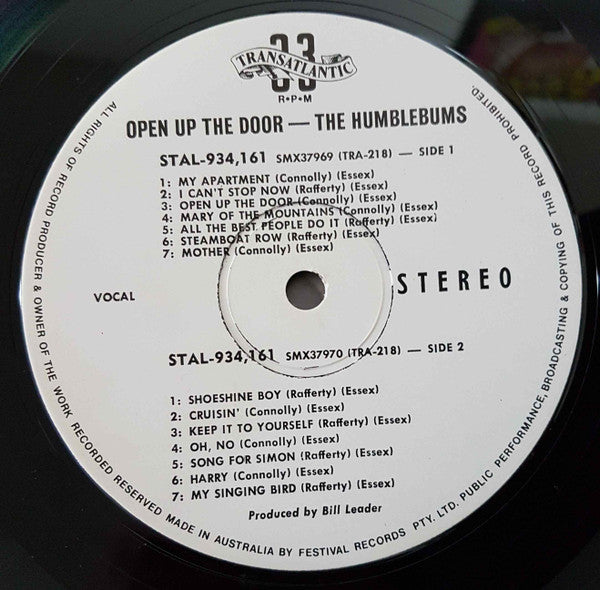 Humblebums - Open Up The Door Vinyl LP (Used)
