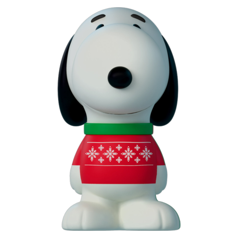Peanuts - Snoopy in Snowflake Sweater Fun! Fun! Figure