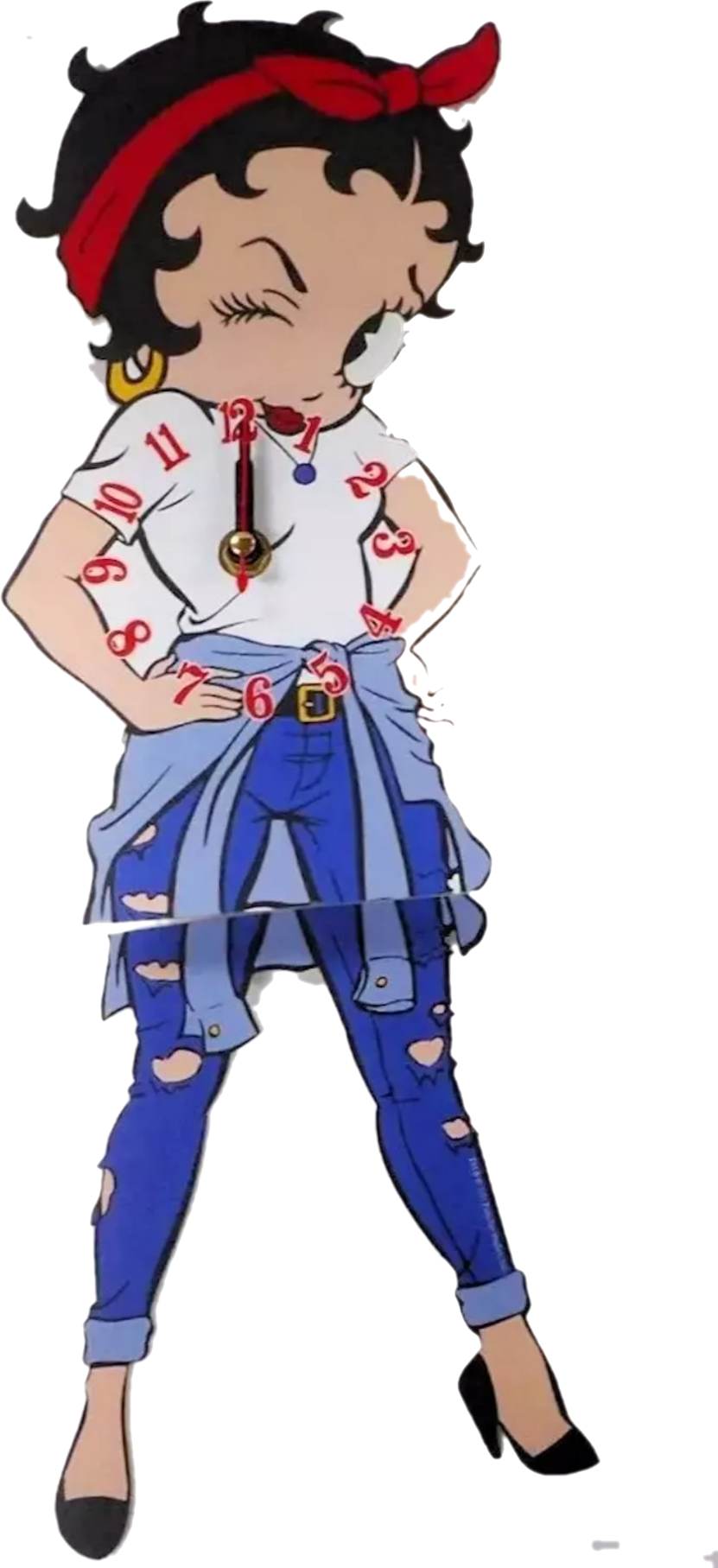 Betty Boop - Swinging Legs Clock