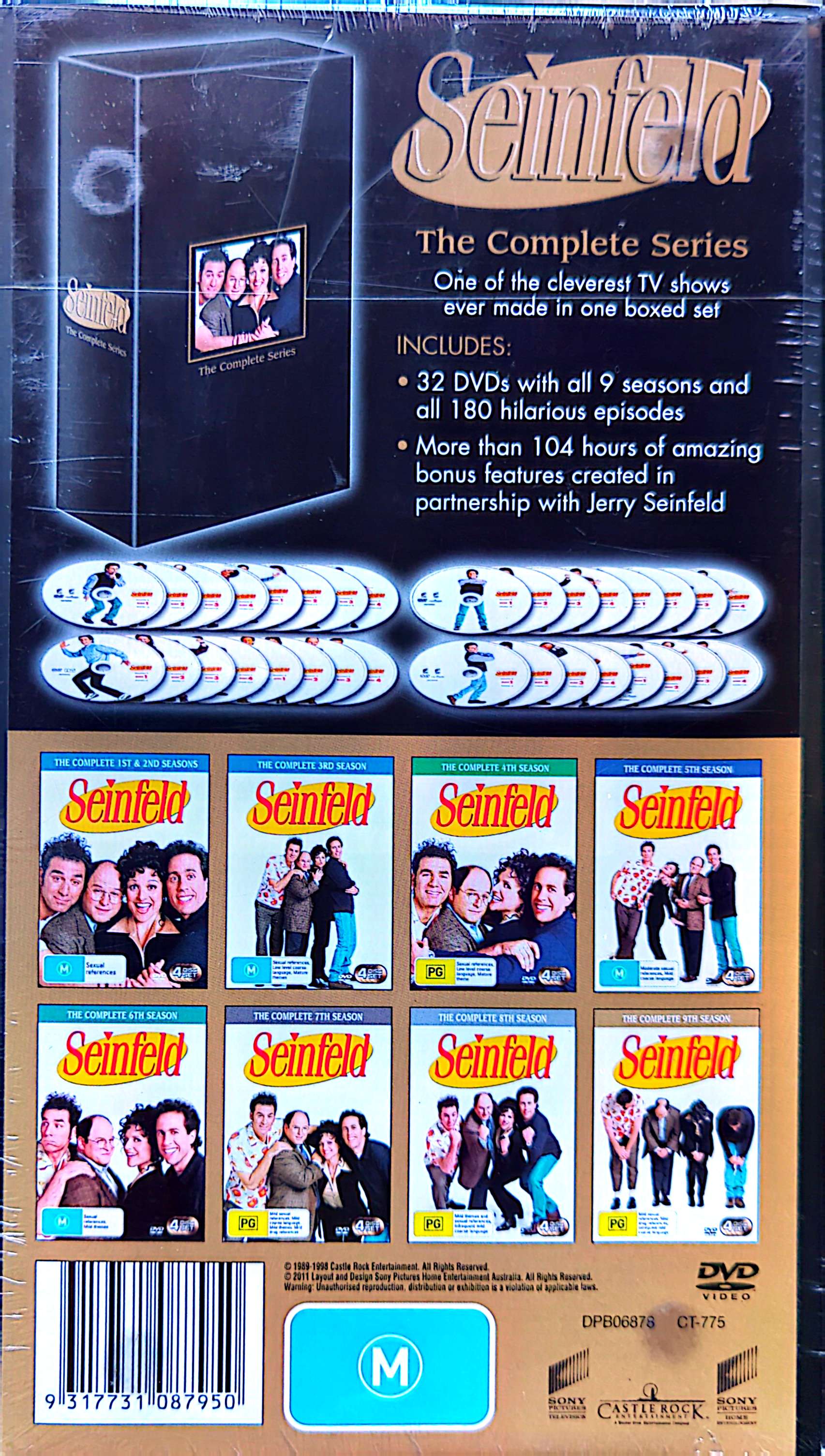 Seinfeld - The Complete Series Ltd Ed 32DVD Boxset (New & Sealed)