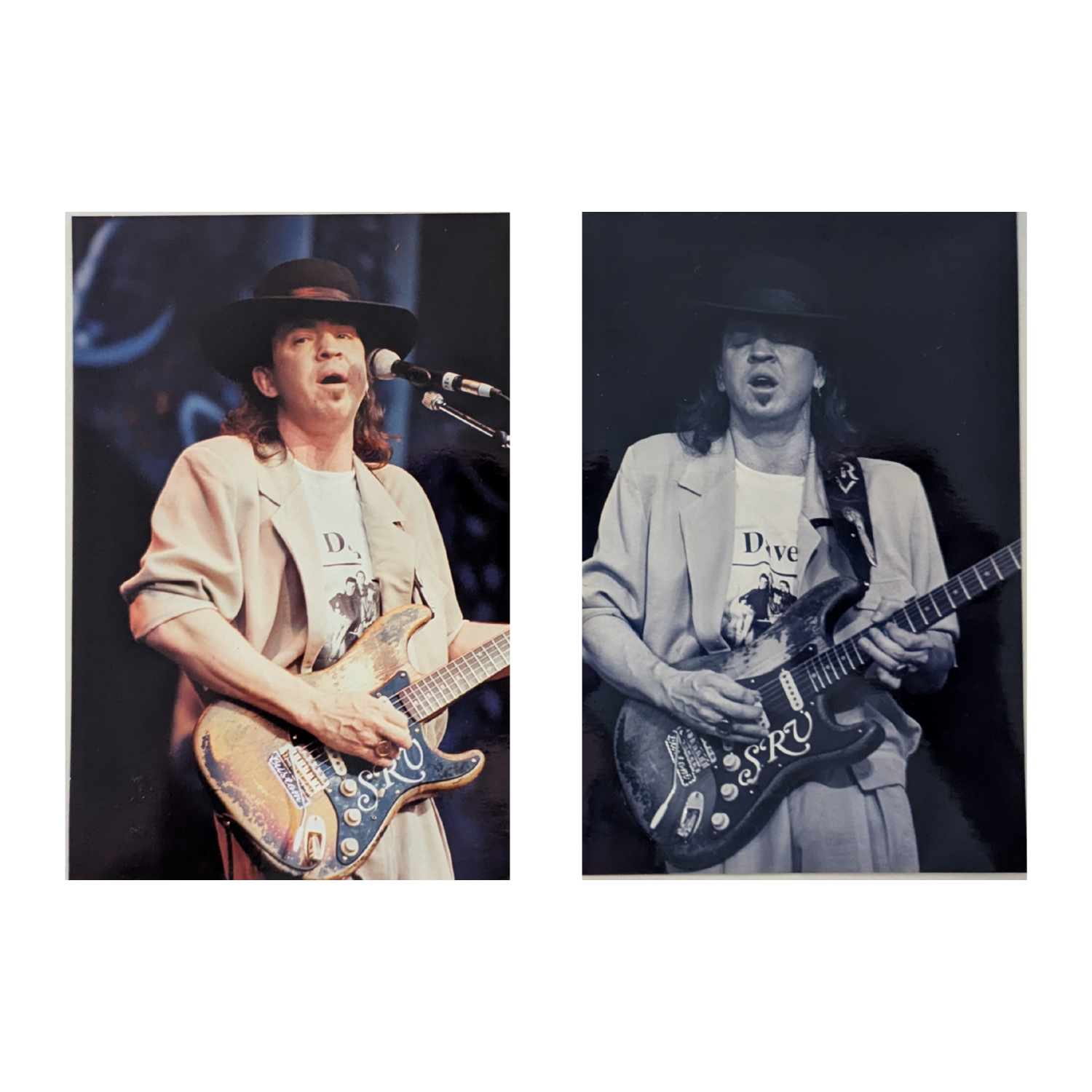 Stevie Ray Vaughan - Photos & Autographed Paper
