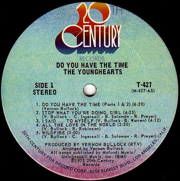 Younghearts - Do You Have The Time Vinyl LP (Used)