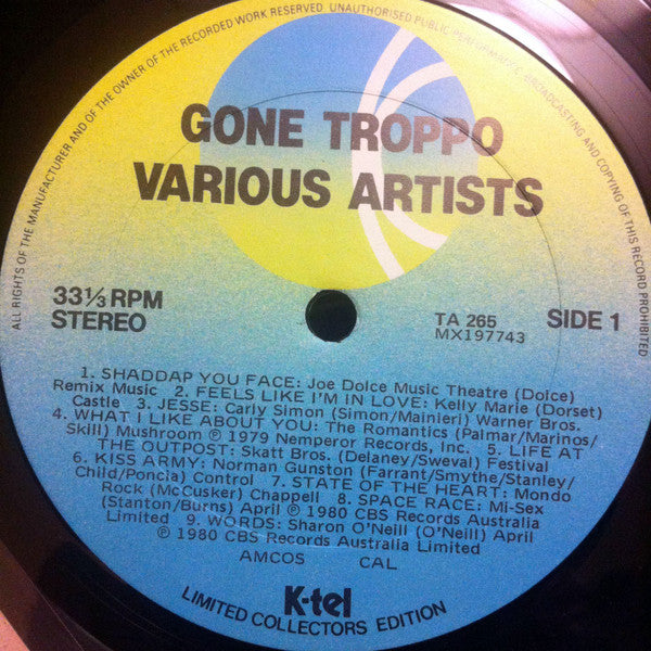 Various Artists - Gone Troppo Vinyl LP (Used)
