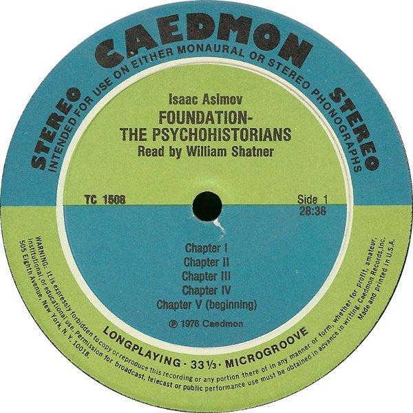 Soundtrack - Foundation: The Psychohistorians Vinyl LP (Used)