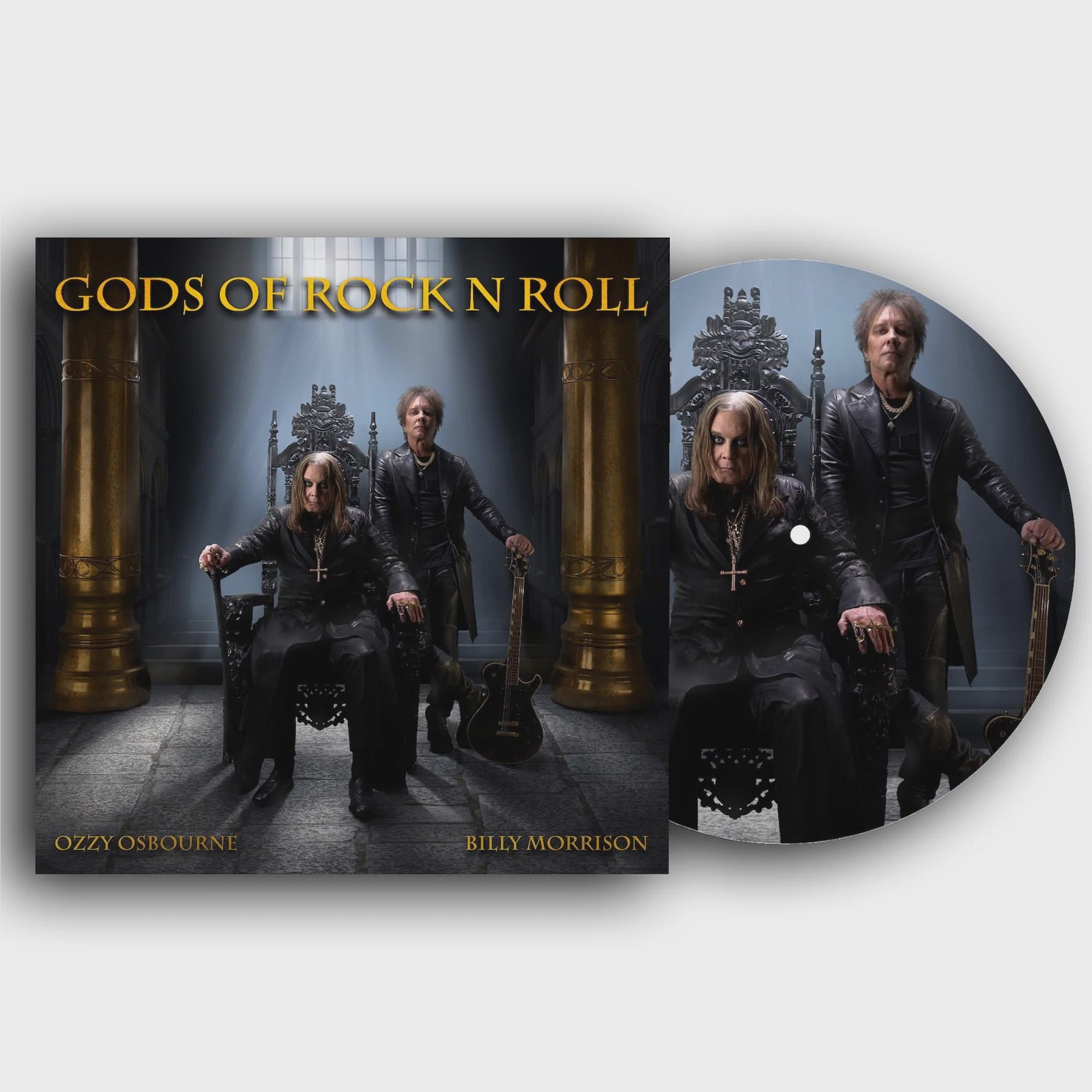 Billy Morrison & Ozzy Osbourne - Gods Of Rock N Roll Picture Disc 12" Vinyl Single