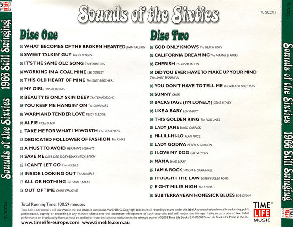 Various – Sounds Of The Sixties - 1966 Still Swinging 2CD
