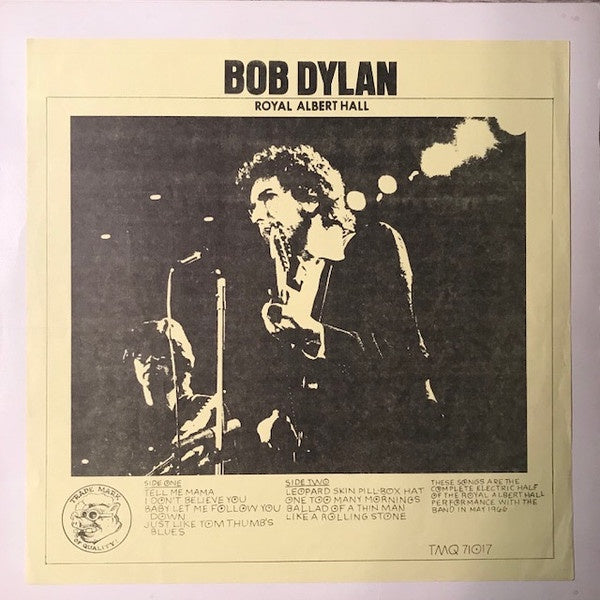 Bob Dylan - Royal Albert Hall Vinyl LP (Used)