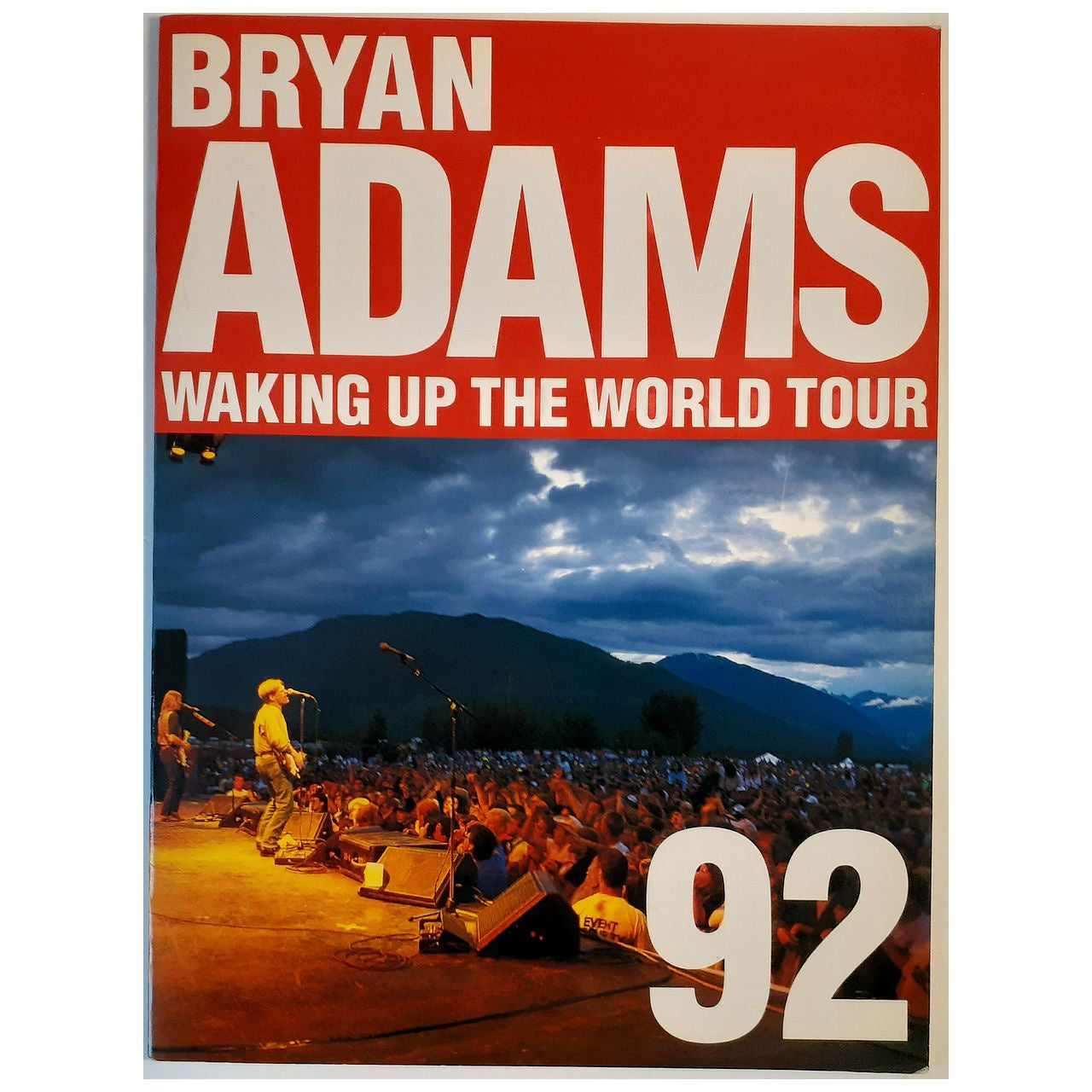 Bryan Adams - Waking Up The World UK Original 1992 Concert Tour Program