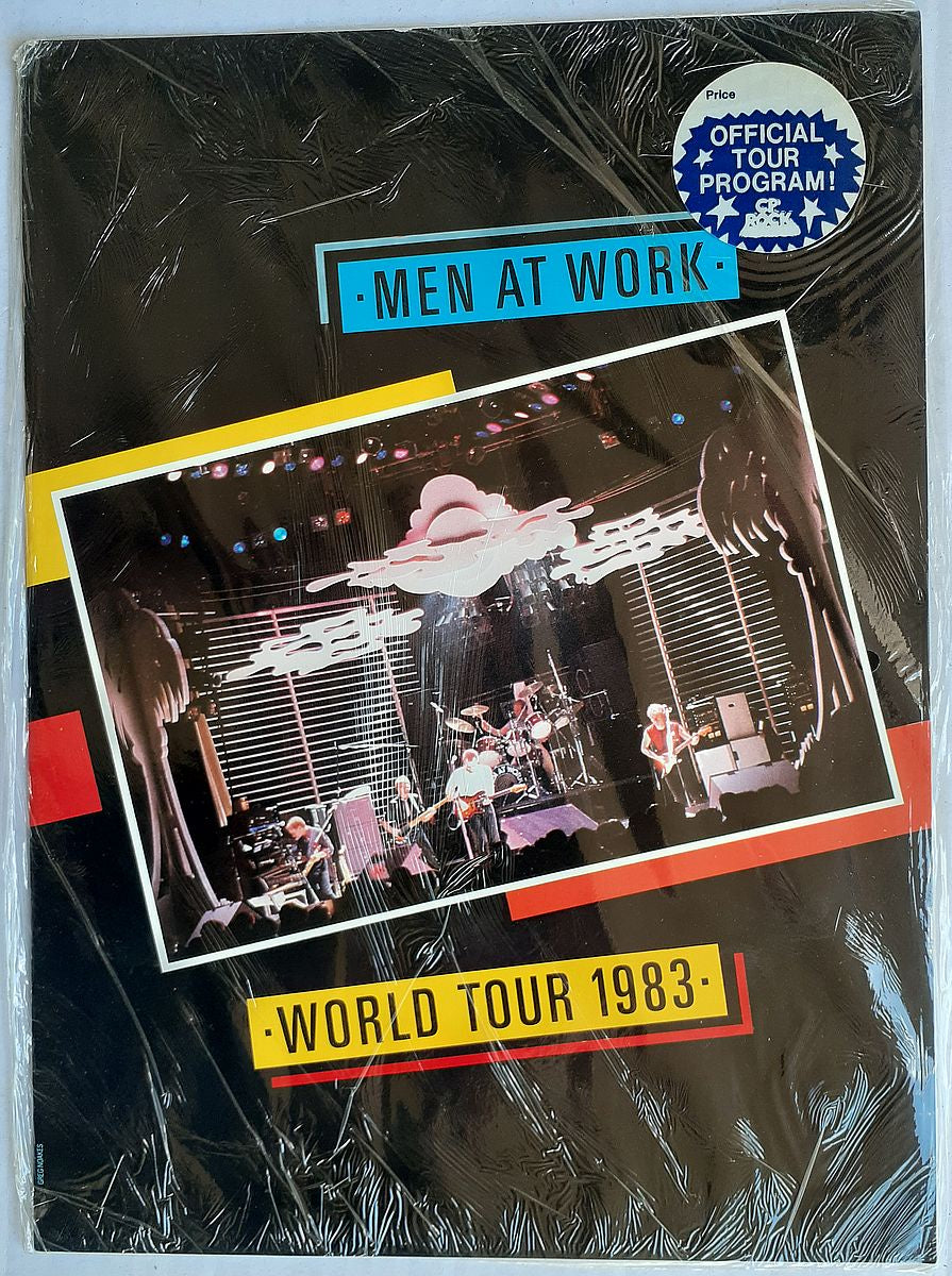 Men at Work - World Tour 1983 Original Concert Program