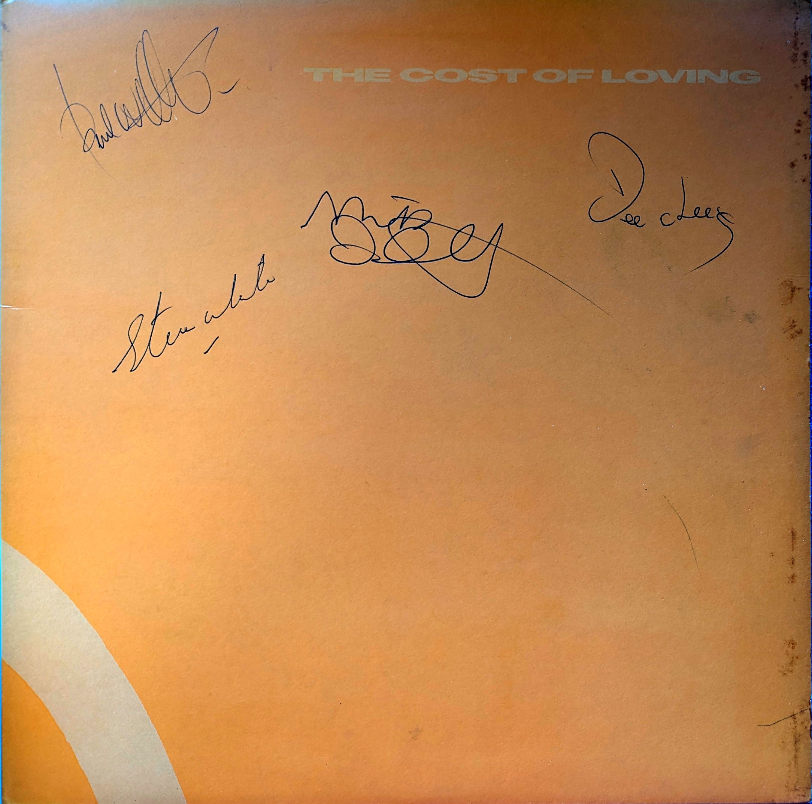 Style Council - The Cost Of Loving Autographed Vinyl LP (Used)
