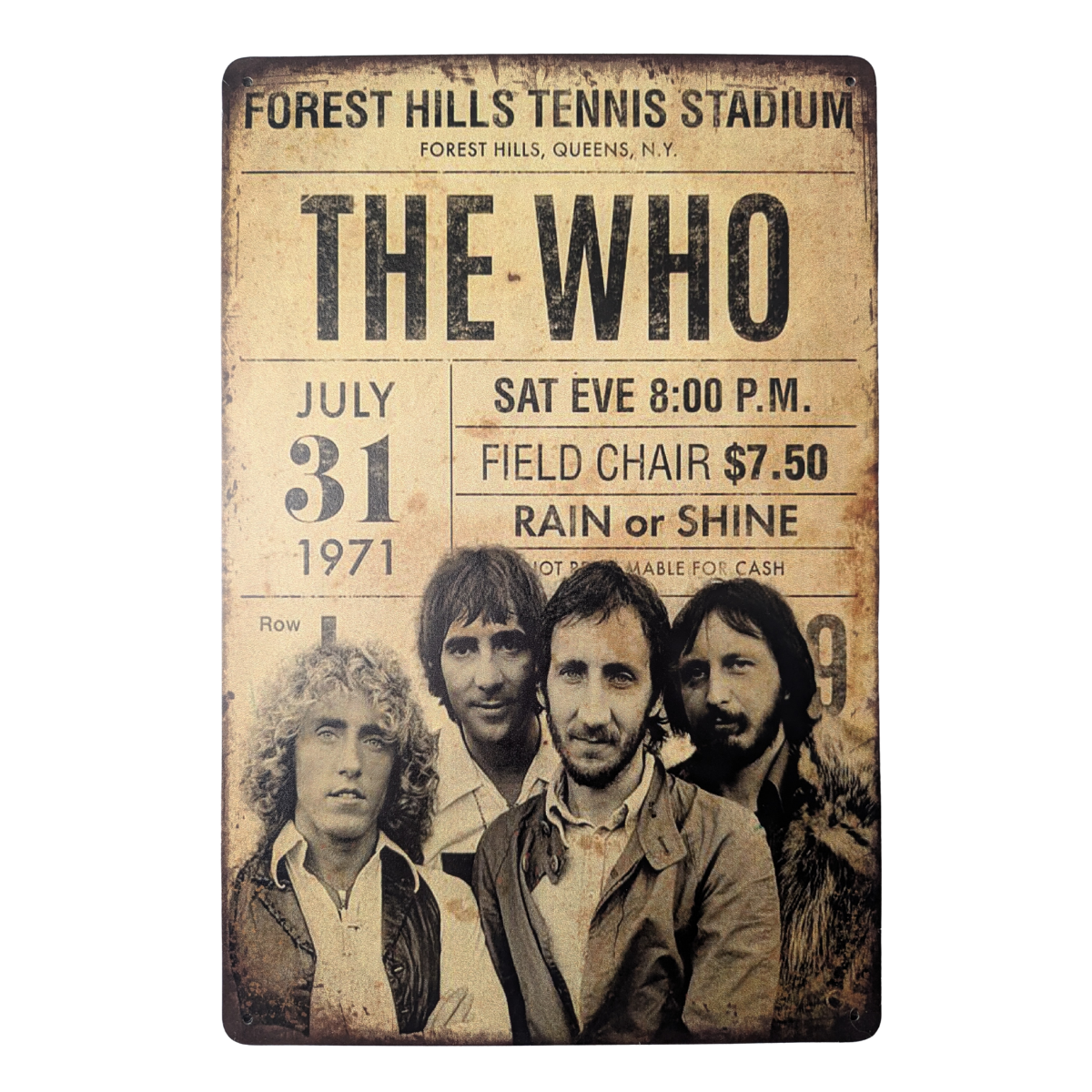 Who - Tin Display Sign