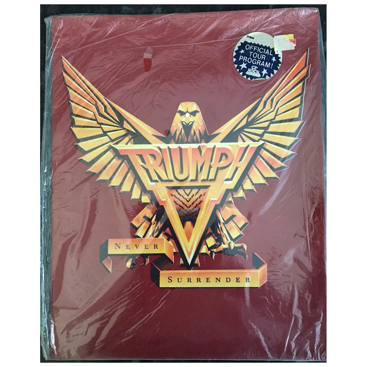 Triumph - Never Surrender 1983 Original Concert Tour Program