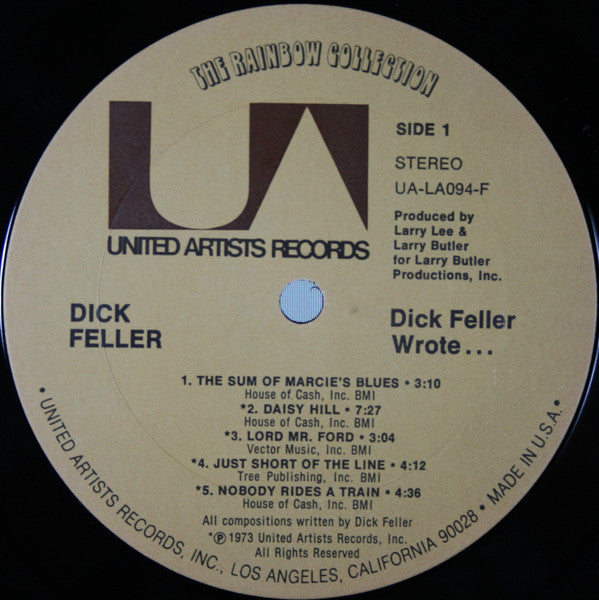 Dick Feller - Dick Feller Wrote... Vinyl LP (Used)