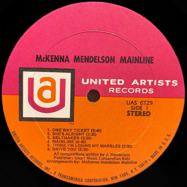 McKenna Mendelson Mainline - Stink Vinyl LP (Used)