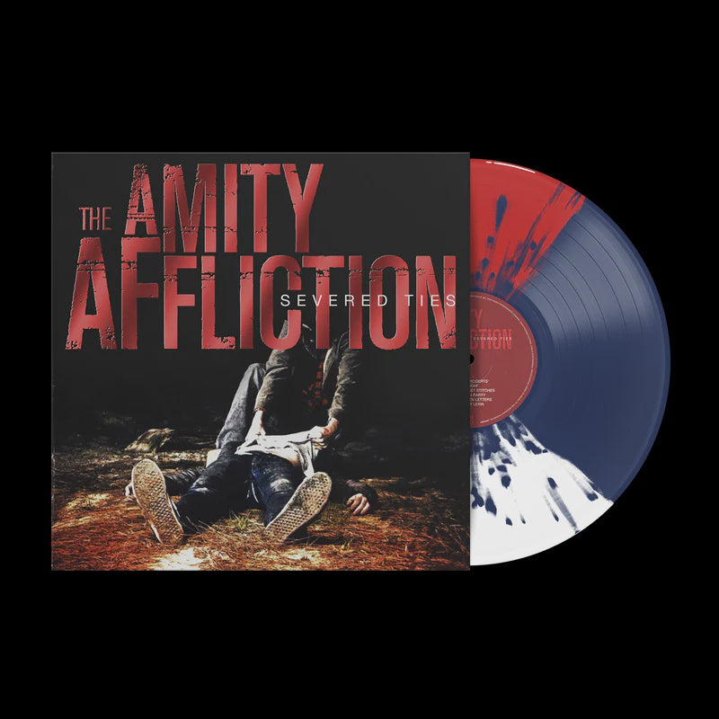Amity Affliction - Severed Ties 15th Anniversary Limited Edition Red/White/Blue Quad With Splatter Coloured Vinyl LP