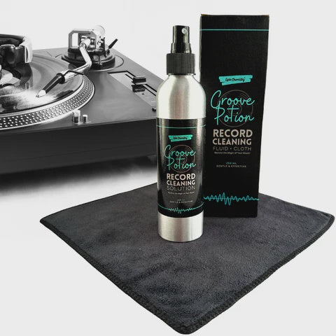 Spin Chemistry - Groove Potion 250mL Vinyl Record Cleaning Fluid + Microfiber Cloth