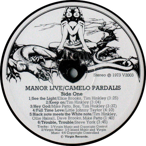 Steve York's Camelo Pardalis - Manor Live Vinyl LP (Used)