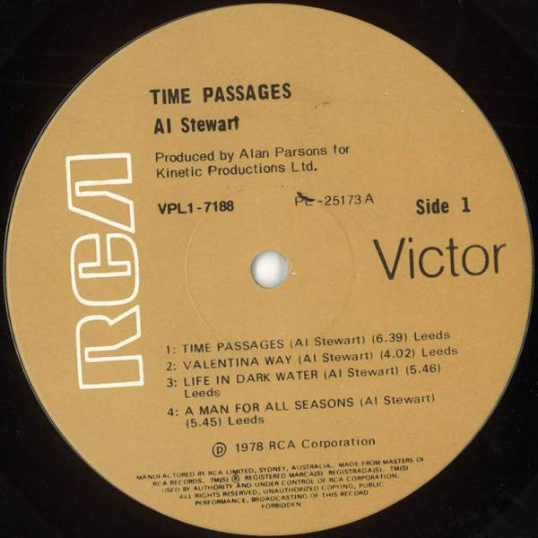 Al Stewart - Time Passages Vinyl LP (Used)