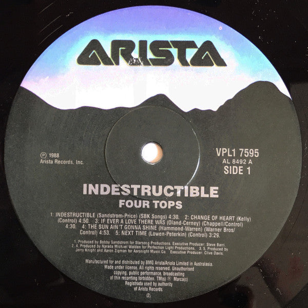 Four Tops - Indestructible Vinyl LP (Used)