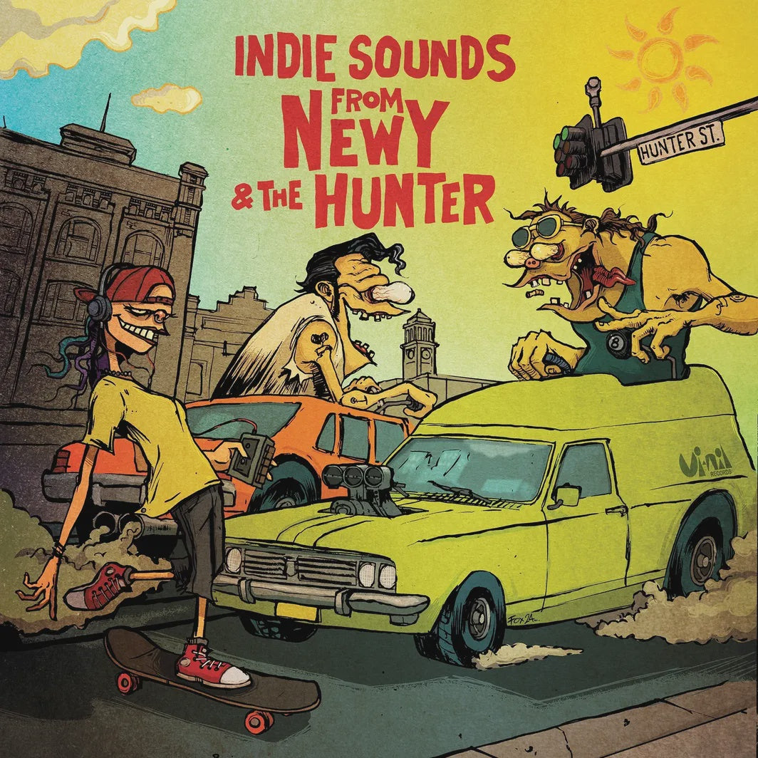 Various - Indie Sounds From Newy & The Hunter Clear Splatter Coloured Vinyl LP