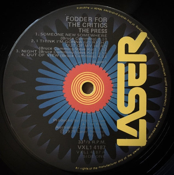 Press - Fodder For The Critics Vinyl LP (Used)