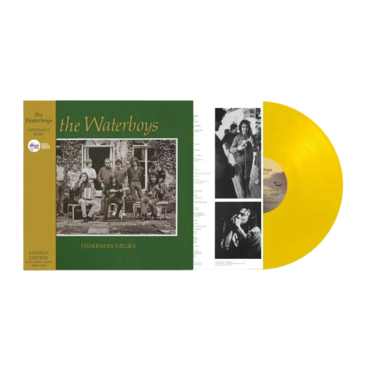 Waterboys - Fisherman Blues Yellow Matter Custard Coloured Vinyl LP