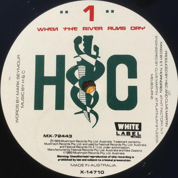 Hunters & Collectors - When The River Runs Dry 12" Vinyl Single (Used)