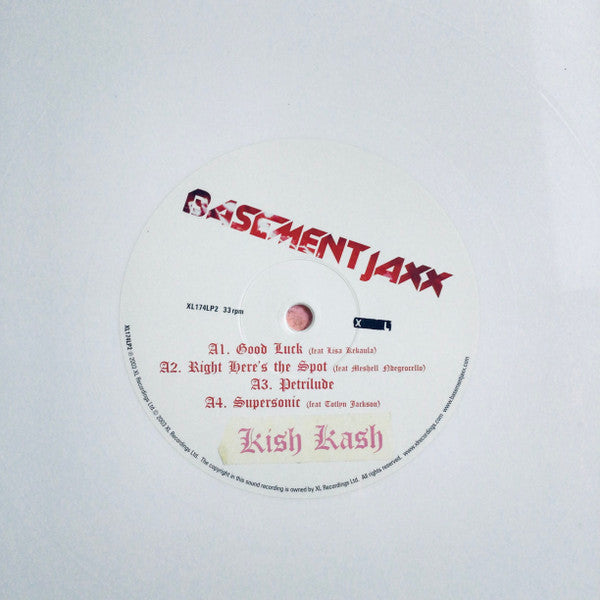 Basement Jaxx - Kish Kash Red & White Coloured Vinyl 2LP (Used)
