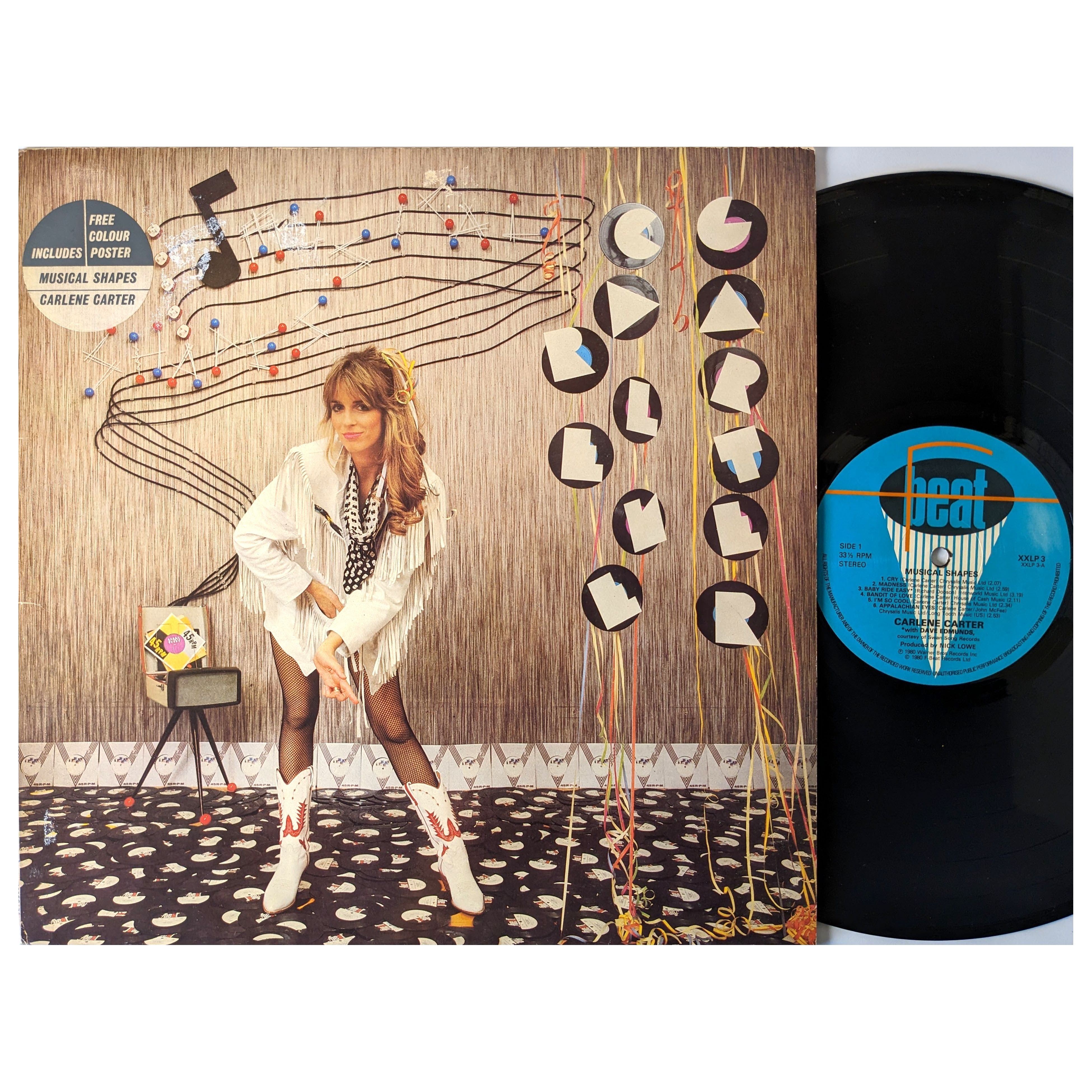 Carlene Carter - Musical Shapes Vinyl LP (Used)