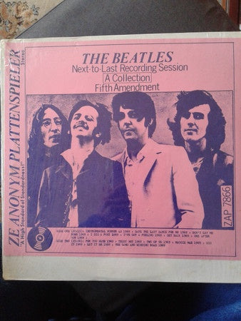 Beatles - Next-To-Last Recording Session (Fifth Amendment) Vinyl LP (Used)