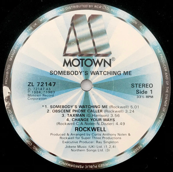 Rockwell - Somebody's Watching Me Vinyl LP (Used)