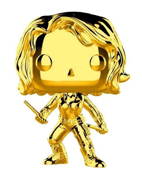 Marvel Studios 10th Anniversary - Gold Chrome Black Widow Collectable Pop! Vinyl
