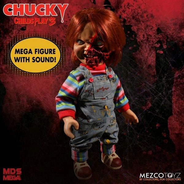 Child's Play - Chucky 15 Inch Pizza Face Talk Figure