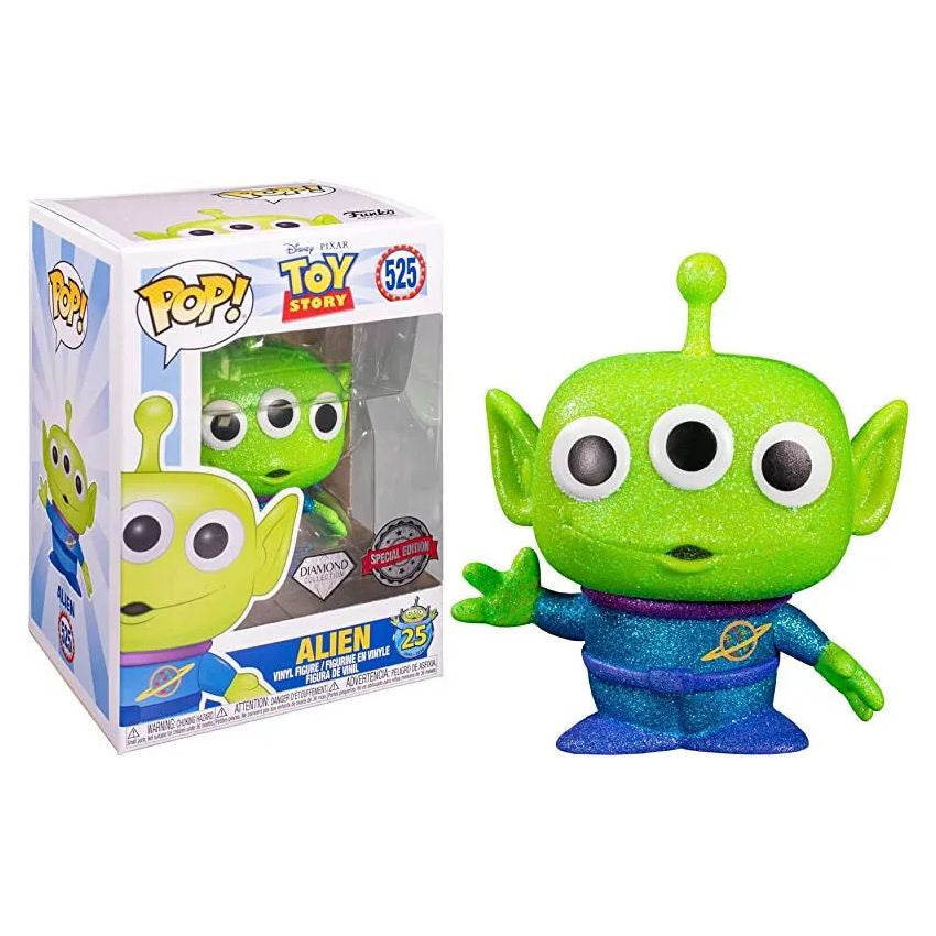 Toy Story 4 - Alien Diamond Glitter US Exclusive Collectable Pop! Vinyl #525