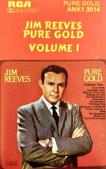Jim Reeves – Pure Gold Volume One Cassette Tape