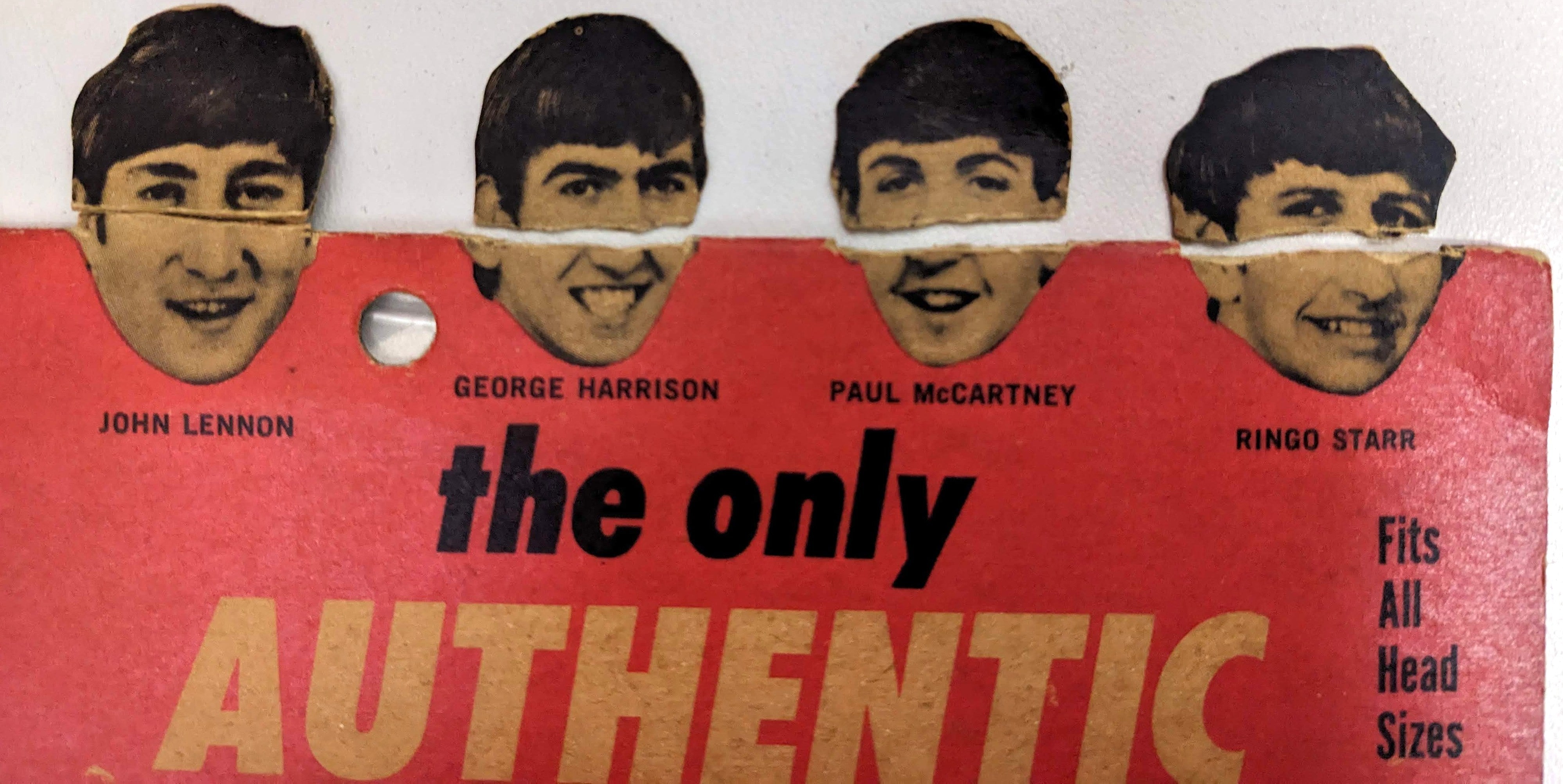 Beatles - Original 1960s Lowell Authentic Beatle Wig Sealed With Original Header Card Complete