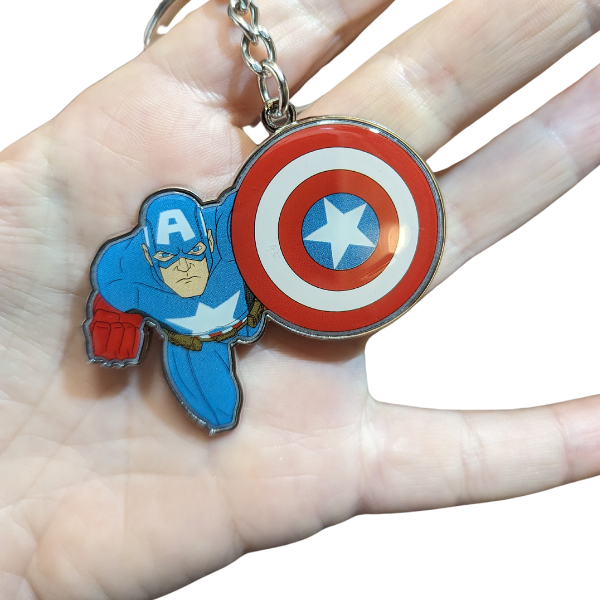 Captain America - Metal Keyring