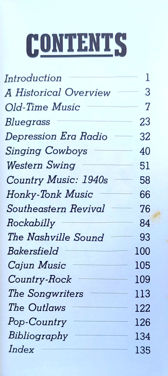 Robert K Oermann - The Listener's Guide To Country Music Hardcover Book (1983)